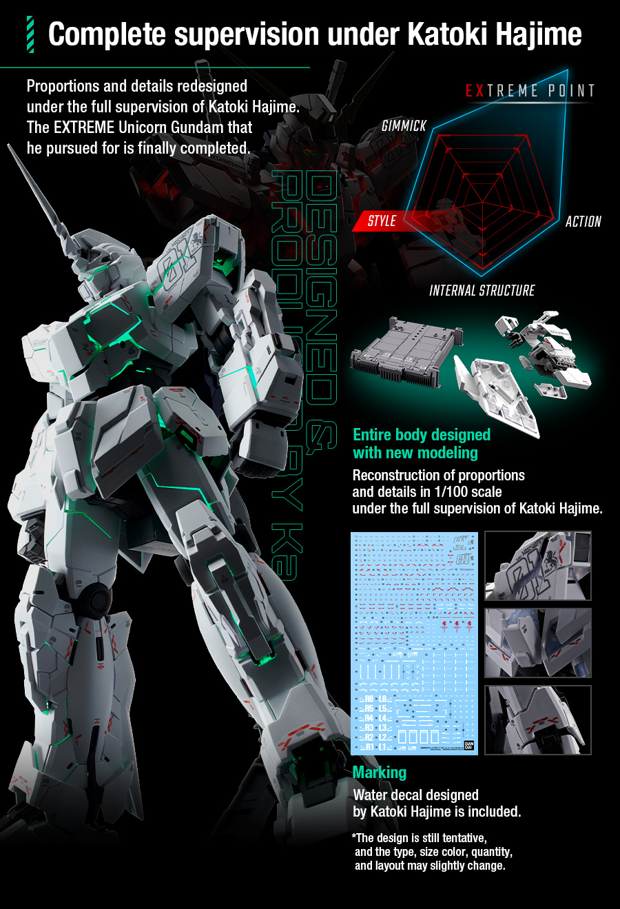 RX-0 Unicorn Gundam MGEX Ver.Ka Katoki Hajime